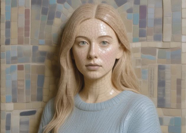 モザイクアートをシンプルに