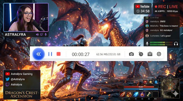 YouTubeゲーム録画