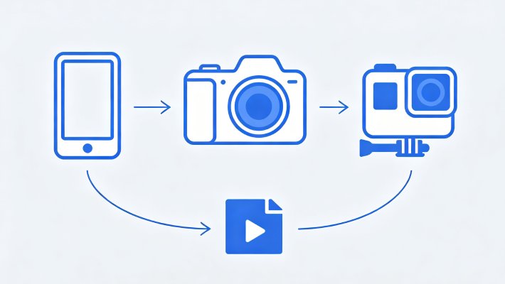 さまざまな機器の動画を変換