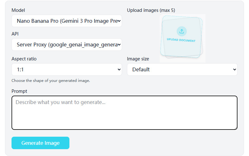 テキストを入力またはファイルをアップロード