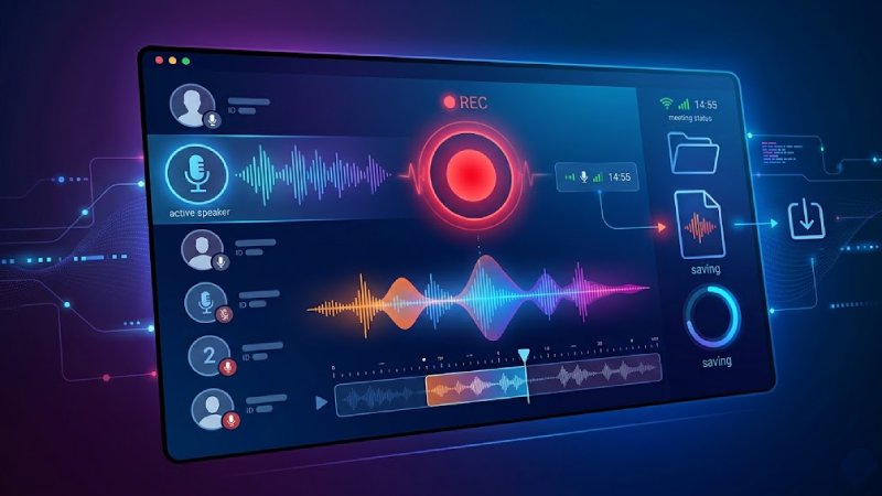 会議音声を録音