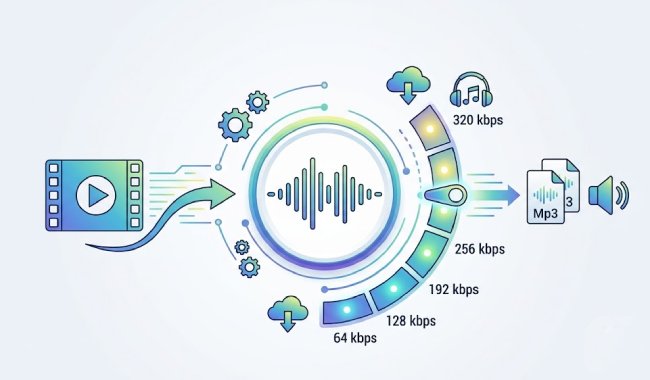 音声ビットレートをカスタマイズ