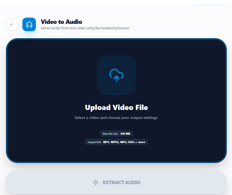 動画ファイルをアップロード