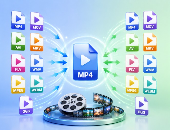動画をMP4へ・MP4から変換