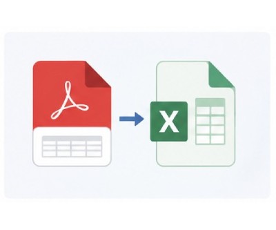 PDFをExcelに変換